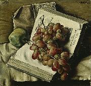 Francis Barraud Nature morte aux raisins Sweden oil painting artist